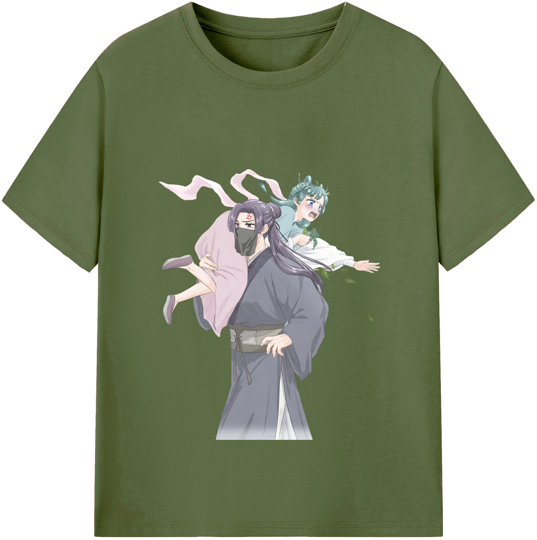 （画像用） 薬屋のひとりごと The Apothecary Diaries 綿100％半袖Tシャツ（フロントプリント）